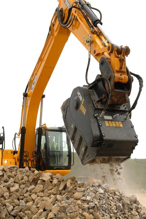 rock crusher bucket for excavator